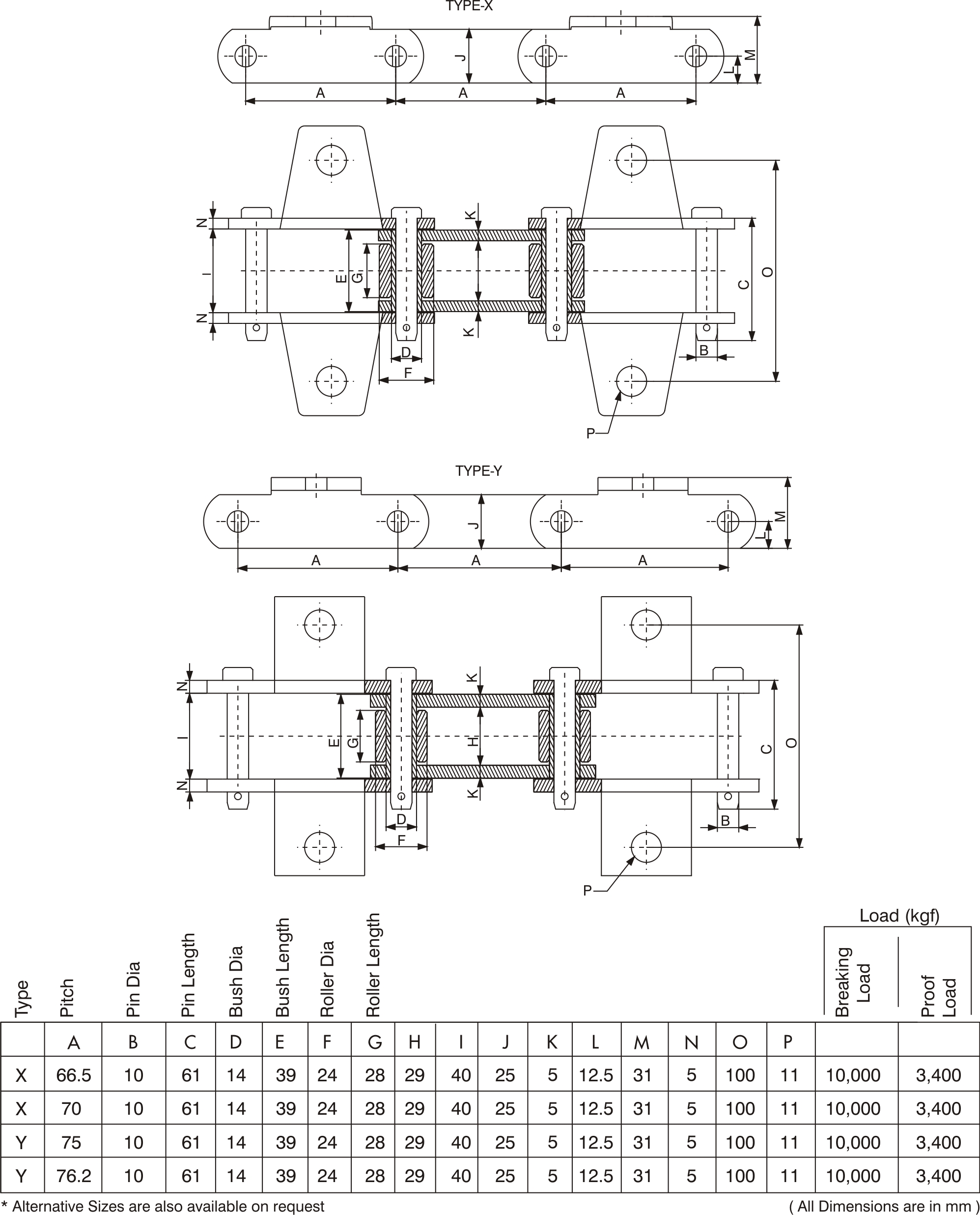 Sugar Bag Stacker Chain Manufacturers & Exporters