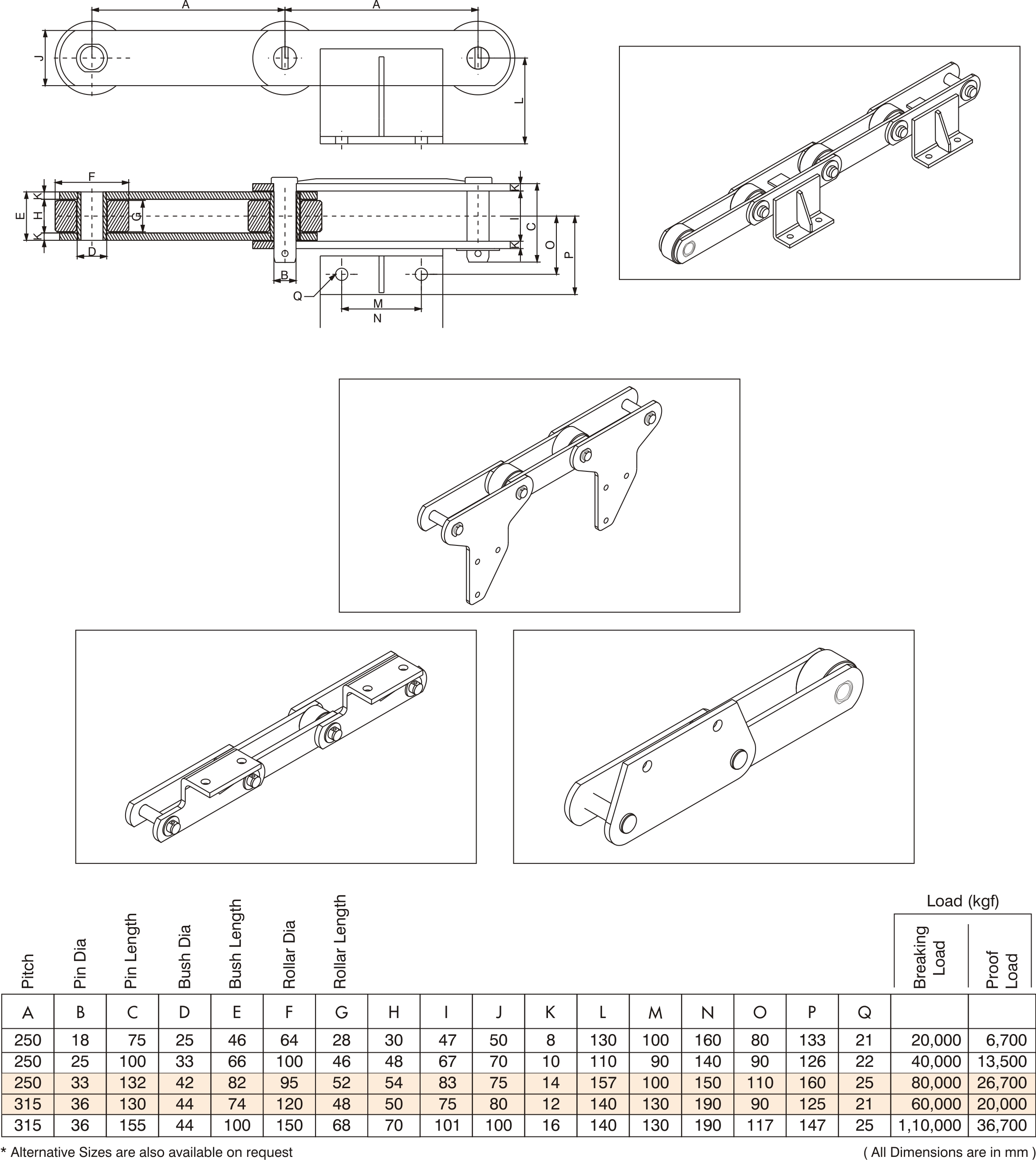 heavy duty industrial reclaimer chain exporters and suppliers in ludhiana, punjab and india